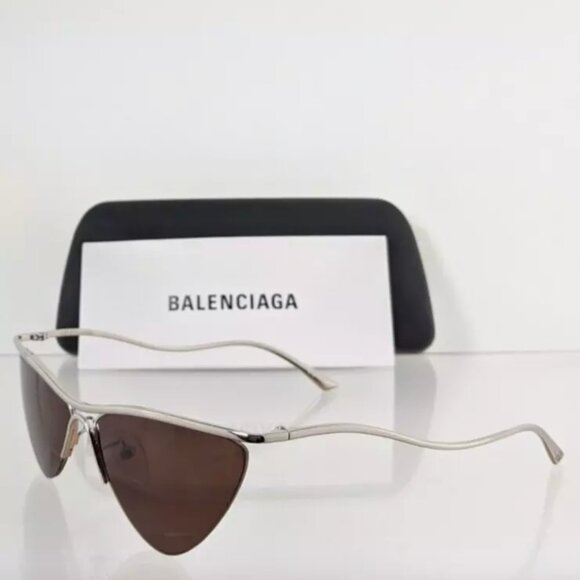 Balenciaga 61mm Unisex Red/Grey Sunglasses
